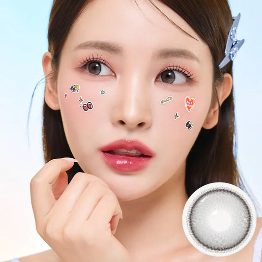 i-SHA Dekame Hug Me Gray (3-6 Month/1 Piece)-MASHED POTATO UK | Colour Contact Lens