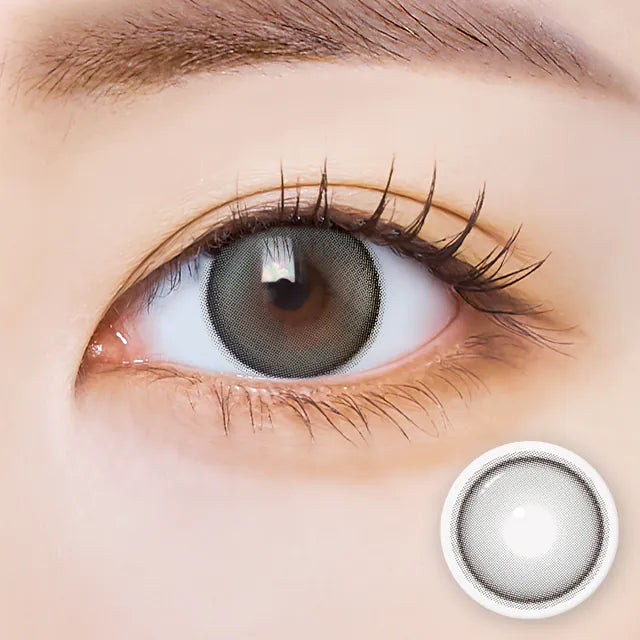 i-SHA Dekame Hug Me Gray (DAILY/10P)-MASHED POTATO UK | Colour Contact Lens