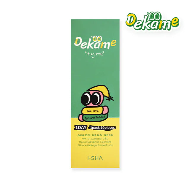 i-SHA Dekame Hug Me Brown (DAILY/10P)-MASHED POTATO UK | Colour Contact Lens