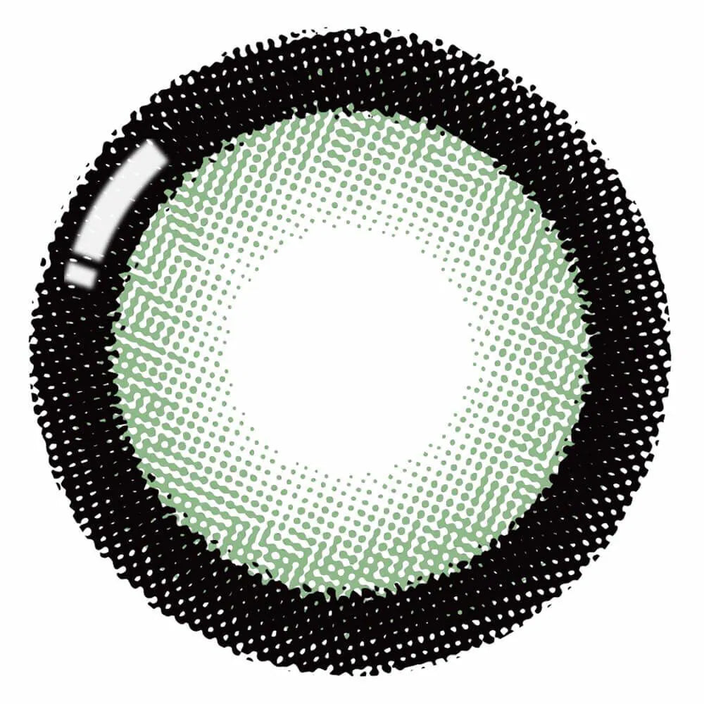 Honey Kiss Chulun Green (DAILY/10P)-MASHED POTATO UK | Colour Contact Lens