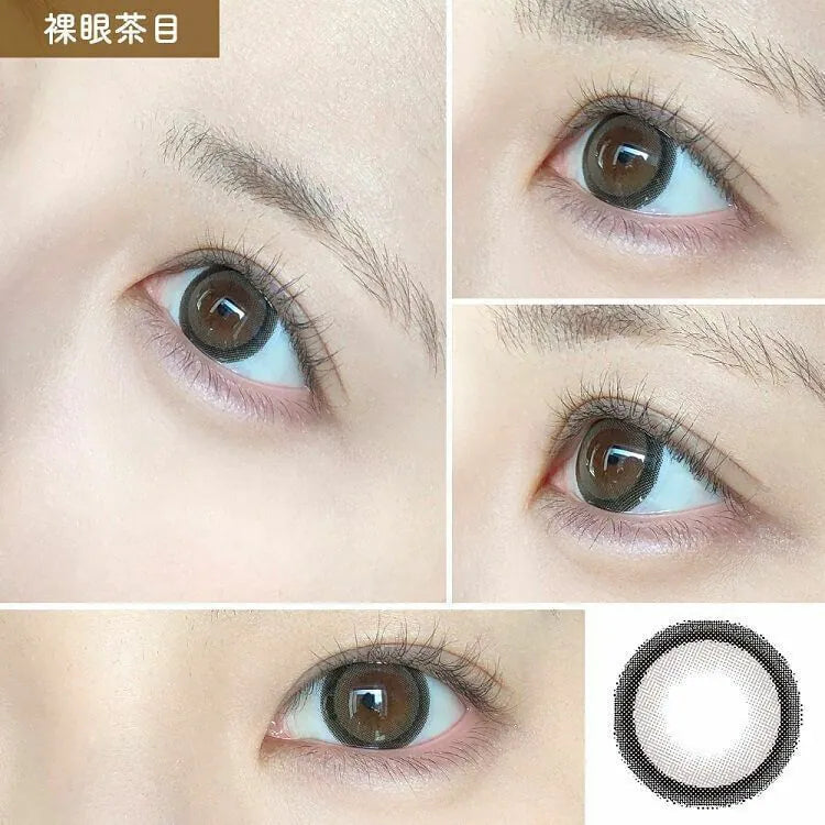 Honey Kiss Chulun Gray (DAILY/10P)-MASHED POTATO UK | Colour Contact Lens