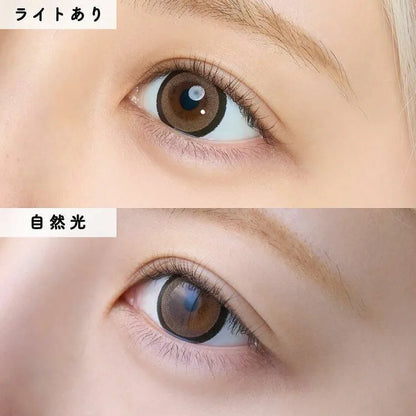 Honey Kiss Chulun Beige (DAILY/10P)-MASHED POTATO UK | Colour Contact Lens