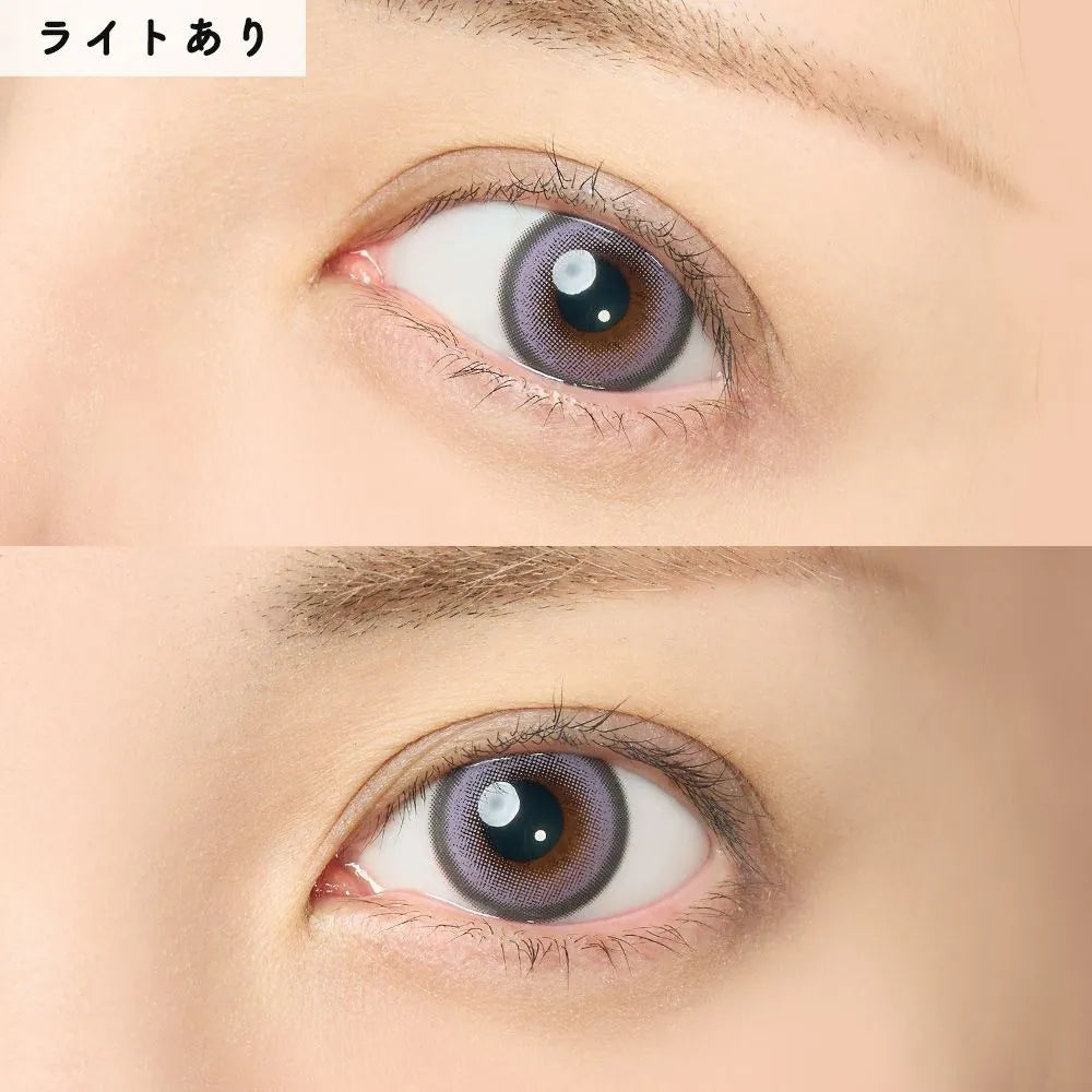 Honey Kiss Chulun Mist Purple (DAILY/10P)-MASHED POTATO UK | Colour Contact Lens