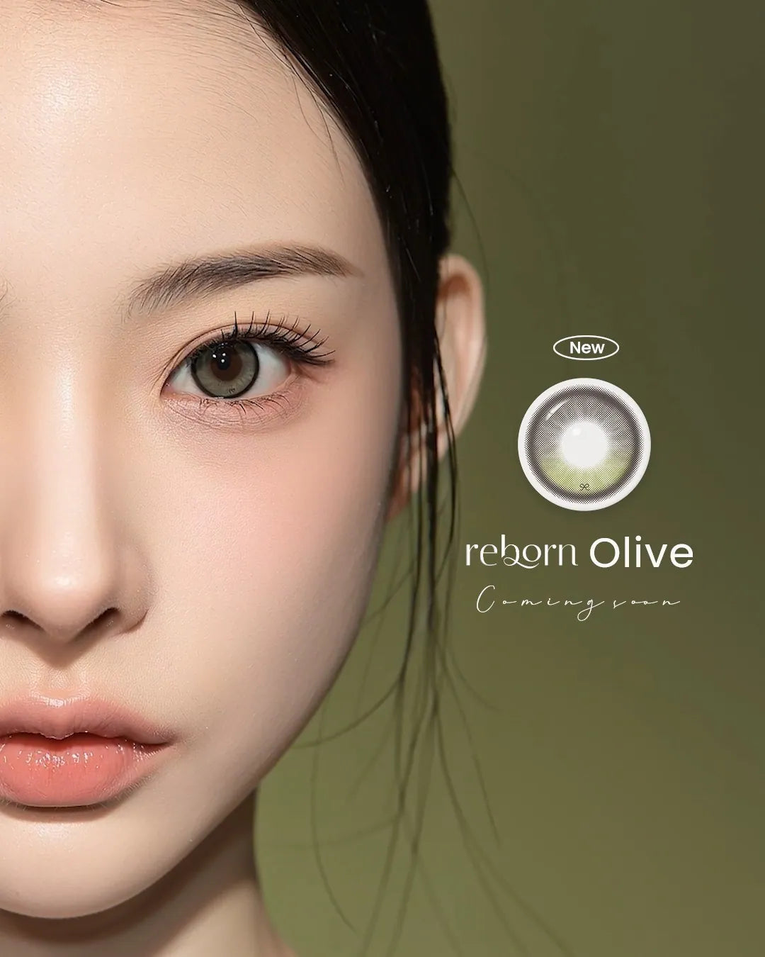 i-SHA Reborn Olive (Month/1 Piece)-MASHED POTATO UK | Colour Contact Lens