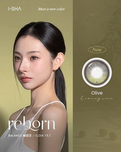 i-SHA Reborn Olive (Month/1 Piece)-MASHED POTATO UK | Colour Contact Lens