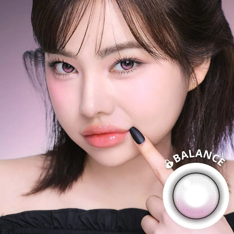 i-Girl One Pick Balance Peach Bloom (Month/1 Piece)-MASHED POTATO UK | Colour Contact Lens