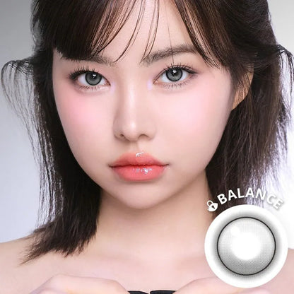 i-Girl One Pick Balance Gray Whisper (Month/1 Piece)-MASHED POTATO UK | Colour Contact Lens