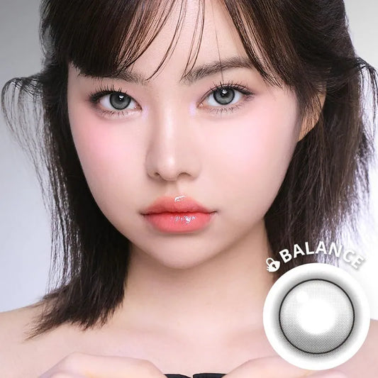 i-Girl One Pick Balance Gray Whisper (Month/1 Piece)-MASHED POTATO UK | Colour Contact Lens