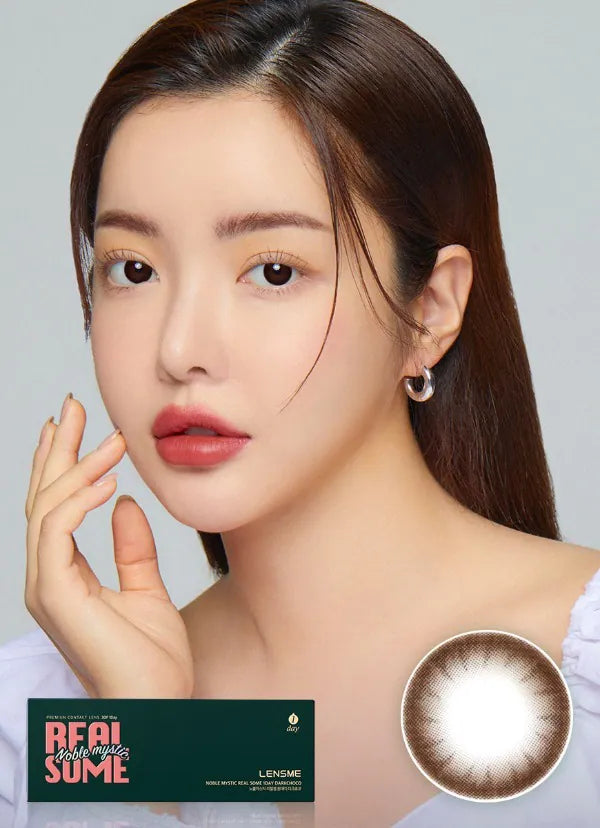 LENSME Noble Mystic Real Some Dark Choco (DAILY/30P)