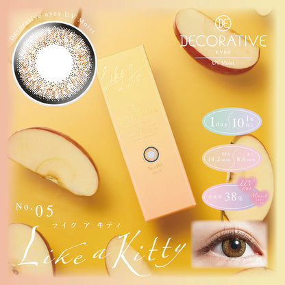 Decorative Eyes No.5 Like A Kitty (DAILY/10P) - MASHED POTATO UK | Colour Contact Lens