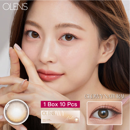 OLENS Glowy Natural Latte Brown (DAILY/10P) - MASHED POTATO UK | Colour Contact Lens