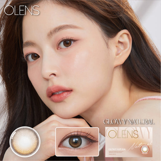 OLENS Glowy Natural Latte Brown (MONTH/2P) - MASHED POTATO UK | Colour Contact Lens