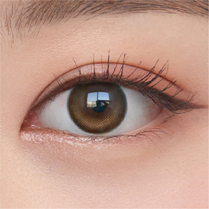 OLENS Glowy Natural Latte Brown (MONTH/2P) - MASHED POTATO UK | Colour Contact Lens