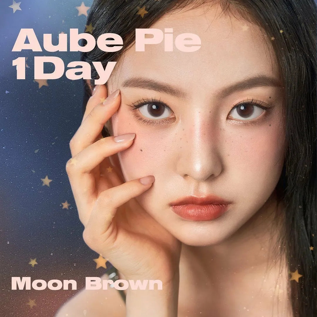 Chuu Lens Aube Pie Moon Brown (DAILY/10P) - MASHED POTATO UK | Colour Contact Lens