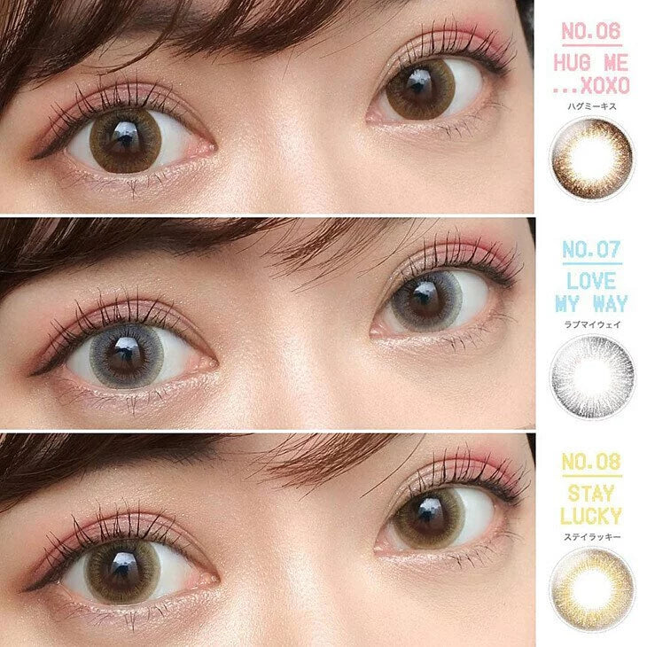 Decorative Eyes No.8 Star Lucky (DAILY/10P) - MASHED POTATO UK | Colour Contact Lens