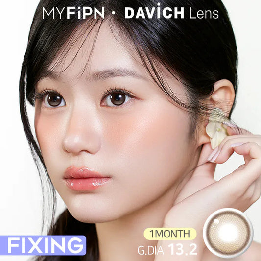 FiPN X DAVICH Lens Foraea Fixing Camel (Month/2P)