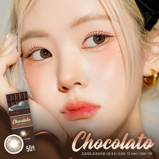 Lenstown Chocolato Choco Brown (DAILY/10P) - MASHED POTATO UK | Colour Contact Lens