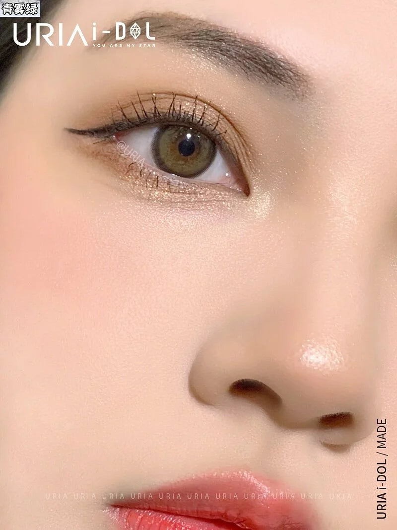 iDOL URIA MADE Mist Green (YEAR/1PC) - MASHED POTATO UK | Colour Contact Lens