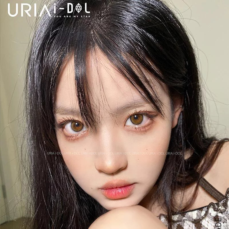 iDOL URIA MADE Real Brown (YEAR/1PC) - MASHED POTATO UK | Colour Contact Lens