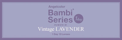 Angelcolor Bambi Series Vintage Lavender (DAILY/10P) - MASHED POTATO UK | Colour Contact Lens
