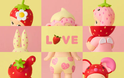 << NEW >> Sonny Angel - Strawberry Love Series (One Box - Random Blind Box)