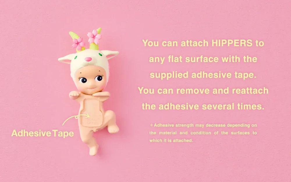 新品未開封　4個　Sonny Angel  HIPPERS  Series SONNY ANGEL Blind Box Hippers Looking Back – Skin Cupid