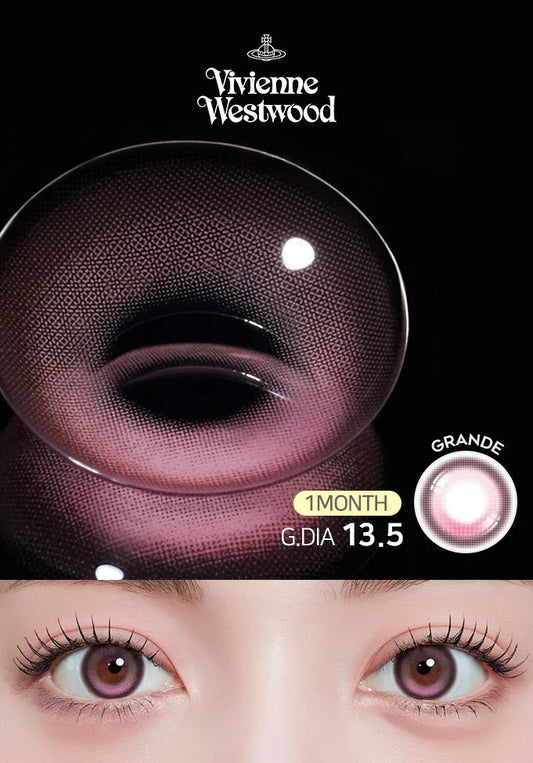 Vivienne Westwood Grande Roun Pink (MONTH/1PC) - MASHED POTATO UK | Colour Contact Lens