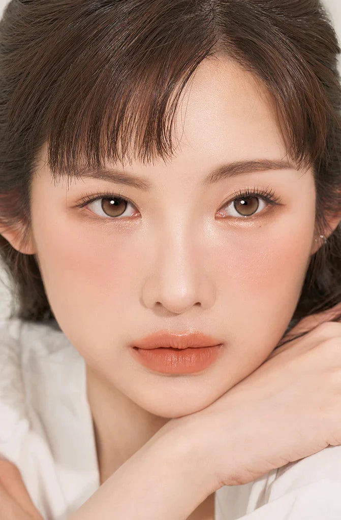 Hapa Kristin Secretive Antique Brown (DAILY/10P) Mashed Potato Company Colored Contact Lenses