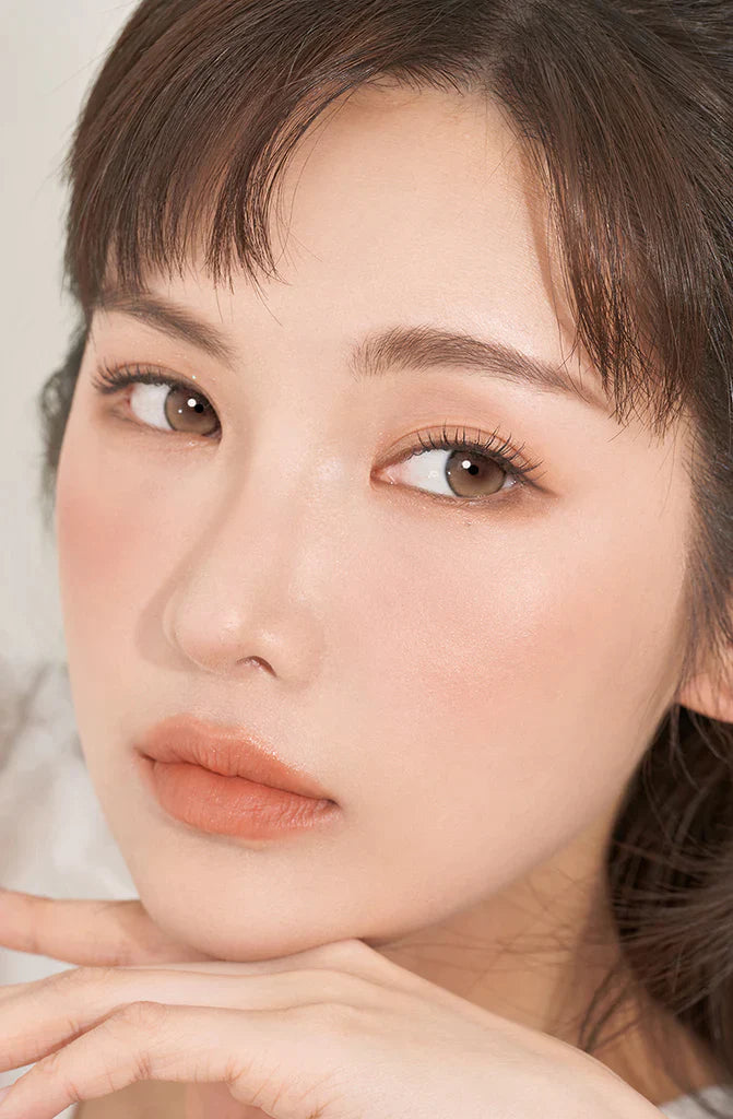 Hapa Kristin Secretive Antique Brown (DAILY/10P) Mashed Potato Company Colored Contact Lenses