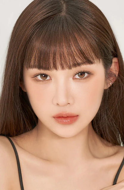 Hapa Kristin Secretive Dusk Brown (DAILY/10P) Mashed Potato Company Colored Contact Lenses