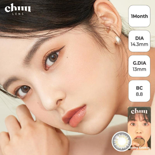 Chuu Lens Sunny Cookie Gray (Month/2P) Mashed Potato Company Colored Contact Lenses