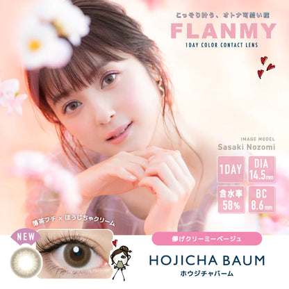 Flanmy Hojicha Baum (DAILY/10P) Mashed Potato Company Colored Contact Lenses