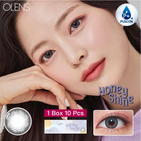 OLENS Honey Shine Gray (DAILY/10P) Mashed Potato Company Colored Contact Lenses