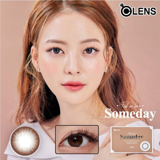 OLENS Someday Choco (MONTH/2P) Mashed Potato Company Colored Contact Lenses