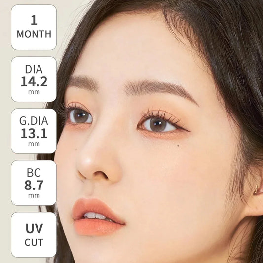 Chuu Lens Aube Pie Moon Beige (Month/2P) Mashed Potato Company Colored Contact Lenses