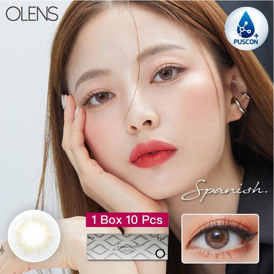 OLENS Spanish Gray (DAILY/10P) Mashed Potato Company Colored Contact Lenses