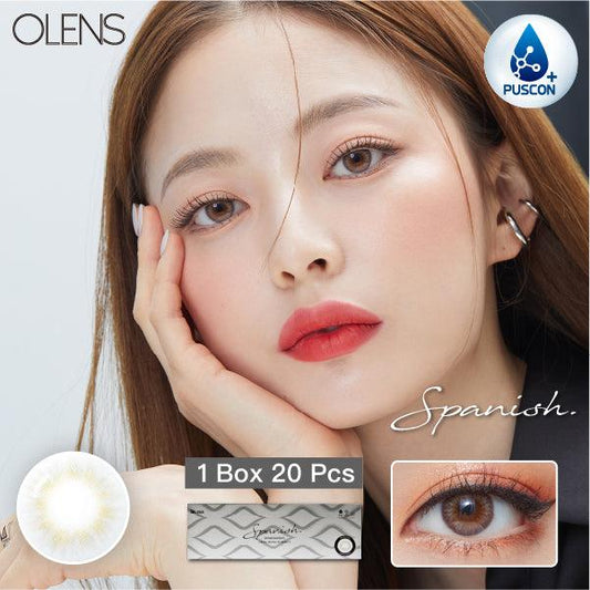 OLENS Spanish Gray (DAILY/20P) Mashed Potato Company Colored Contact Lenses