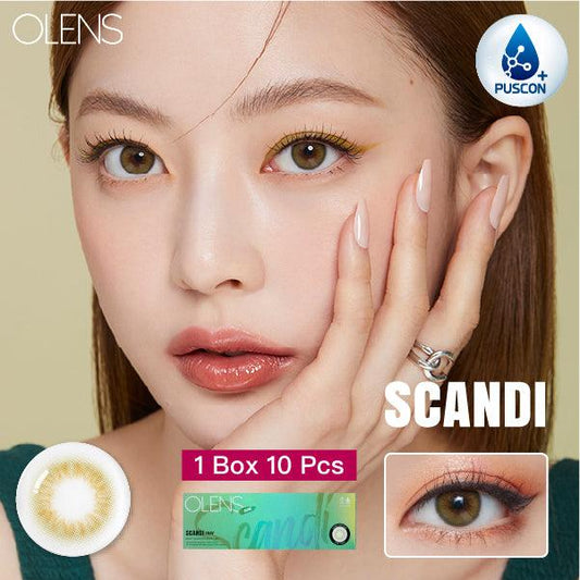 OLENS Scandi Olive (DAILY/10P) Mashed Potato Company Colored Contact Lenses