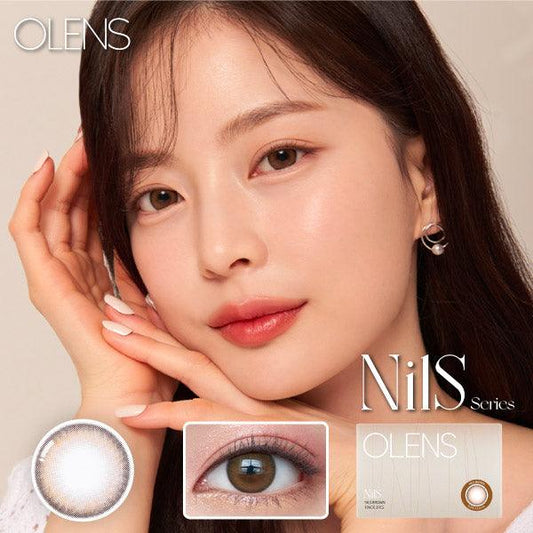 OLENS Nils Brown (MONTH/2P) Mashed Potato Company Colored Contact Lenses