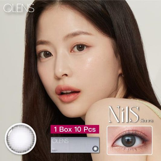 OLENS Nils Gray (DAILY/10P) Mashed Potato Company Colored Contact Lenses