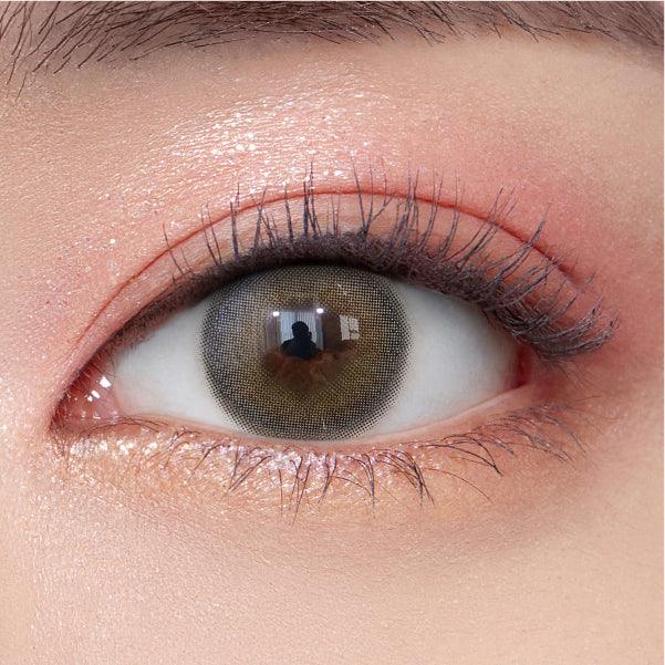 OLENS French Shine Gray (DAILY/10P) Mashed Potato Company Colored Contact Lenses