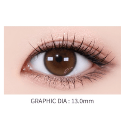 LENSME Orginal 1 Day Eye Dew Tone Up Brown (DAILY/10P) Mashed Potato Company Colored Contact Lenses