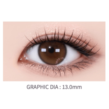 LENSME Orginal 1 Day Eye Dew Tone Up Brown (DAILY/30P) Mashed Potato Company Colored Contact Lenses