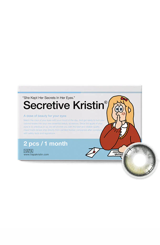 Hapa Kristin Secretive Kristin Olive (Month/2P) Mashed Potato Company Colored Contact Lenses