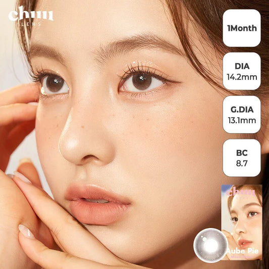 Chuu Lens Aube Pie Moon Brown (Month/2P) Mashed Potato Company Colored Contact Lenses