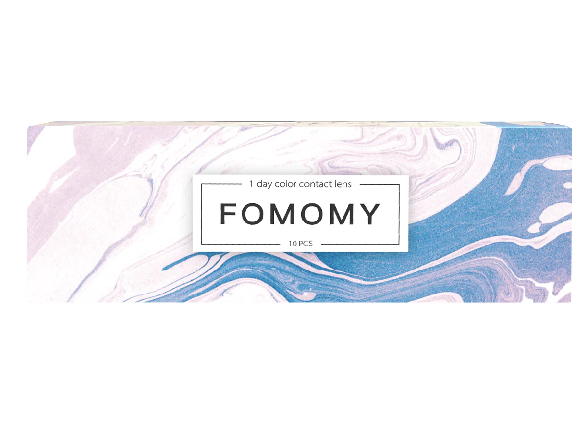 FOMOMY Mist Navy (DAILY/10P) Mashed Potato Company Colored Contact Lenses