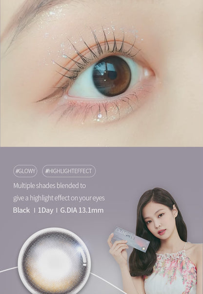 OLENS Eyelighter Glowy BLACK (DAILY/20P)