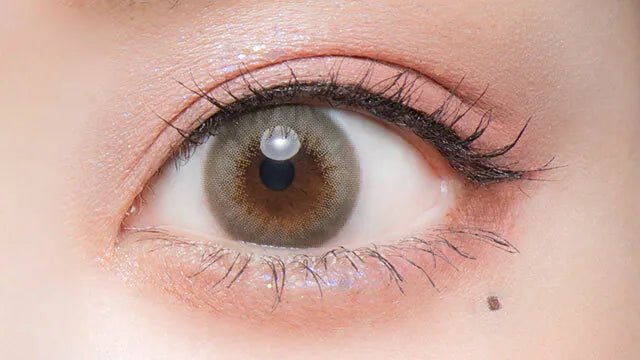 Flurry Half Ash Green (DAILY/10P) Mashed Potato Company Colored Contact Lenses