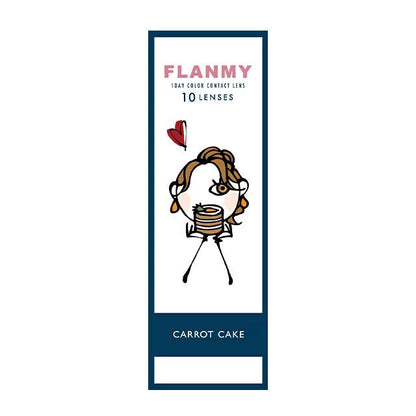 Flanmy Carrot Cake (DAILY/10P) Mashed Potato Company Colored Contact Lenses