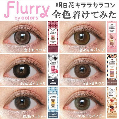 Flurry Koisuru Bambi (DAILY/10P) Mashed Potato Company Colored Contact Lenses
